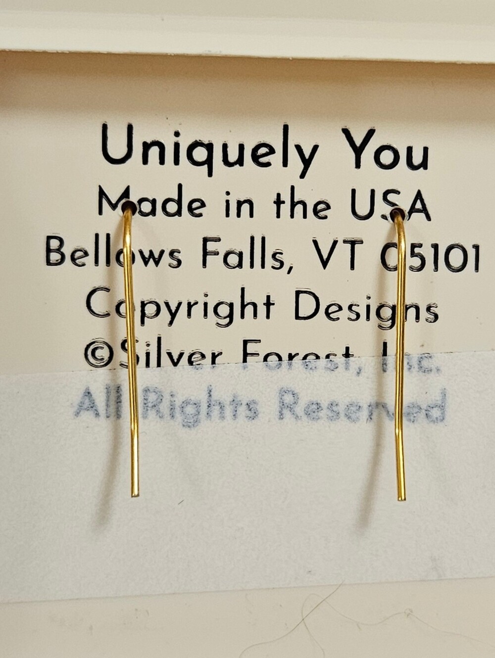 SILVER FOREST 18K ON SURGICAL STEEL BLUE & YELLOW SUNFLOWER EARRINGS - Picture 7 of 8